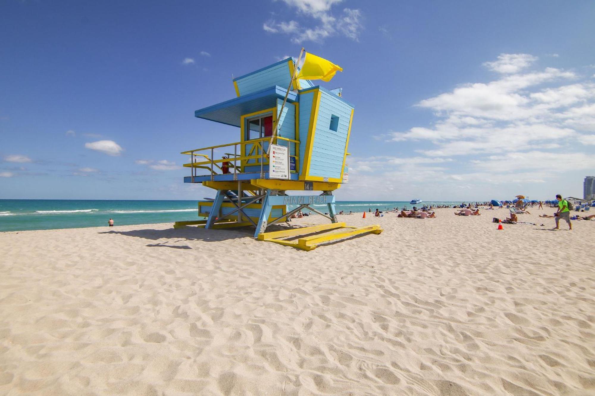 Deco Beachside Apt, W/2 Queen Beds, Washer/Dryer Miami Beach Kültér fotó