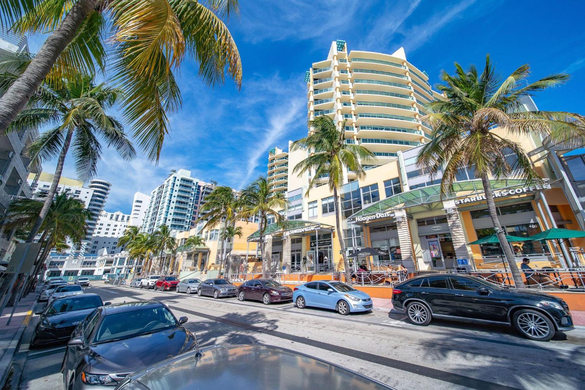 Deco Beachside Apt, W/2 Queen Beds, Washer/Dryer Miami Beach Kültér fotó