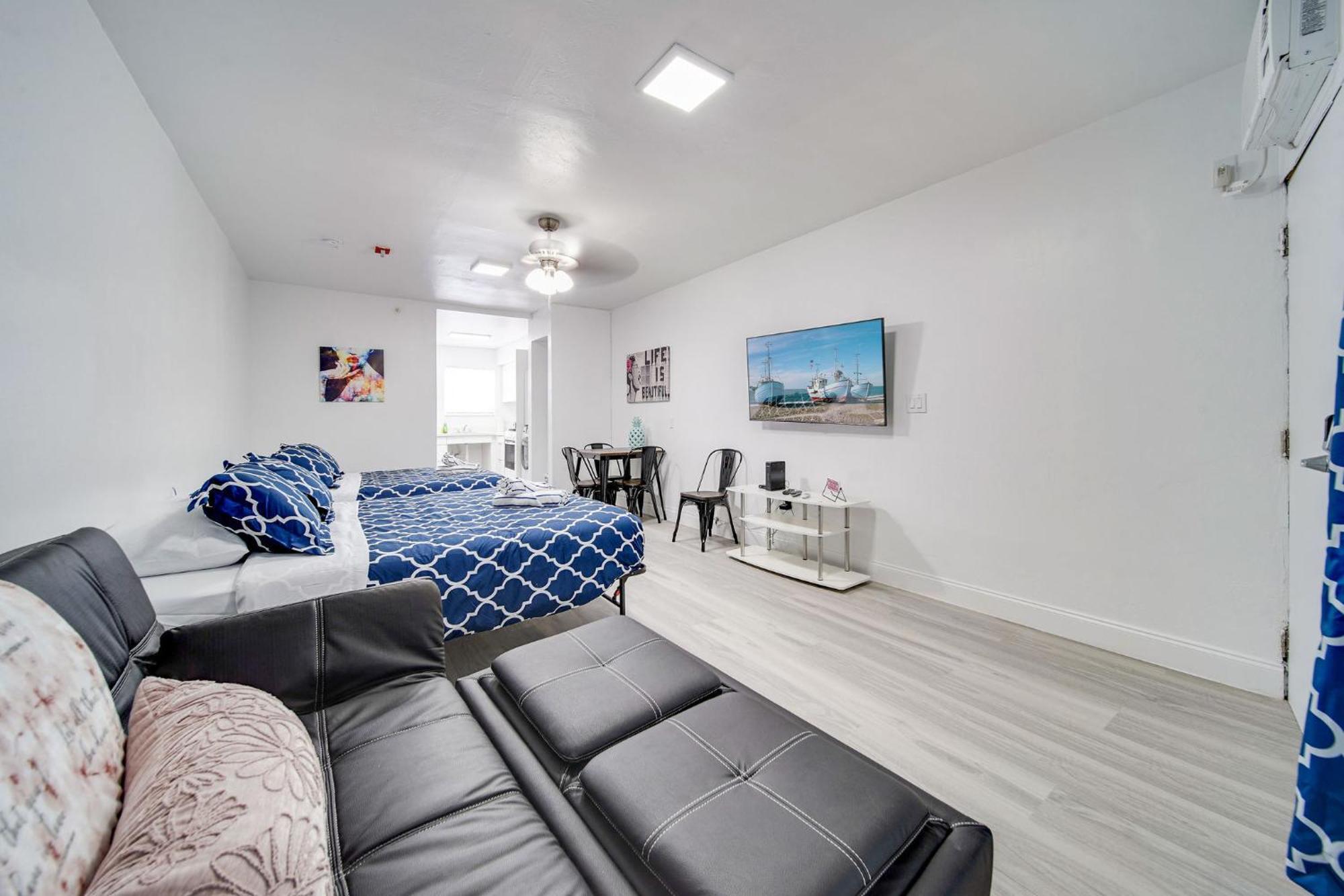 Deco Beachside Apt, W/2 Queen Beds, Washer/Dryer Miami Beach Kültér fotó