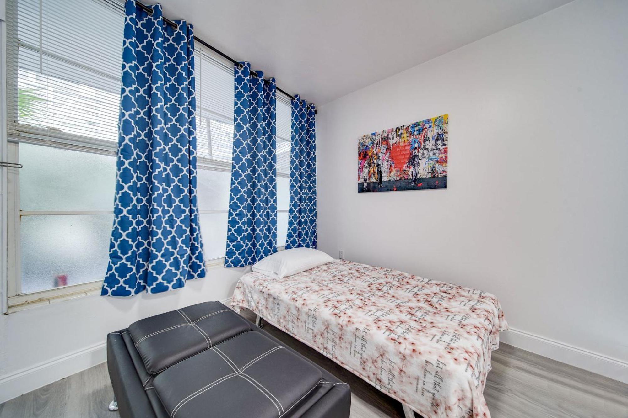 Deco Beachside Apt, W/2 Queen Beds, Washer/Dryer Miami Beach Kültér fotó